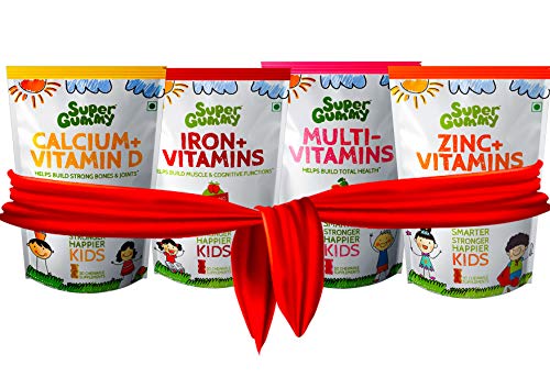 Super Gummy Combo 4 Packs (Calcium+Iron+MultiVits+Zinc) RS.599.00