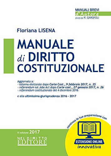 Manuale di diritto costituzionale Manuale di diritto costituzionale