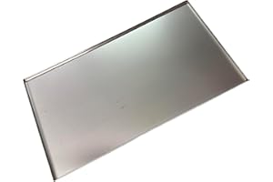 EWH Edelstahl Fettauffangblech/Fettwanne für Tepro Gasgrills aus Edelstahl für Grillmodell Tepro 3315 (70,6 x 37 x 1 cm / 1 Kante ist 2cm hoch)