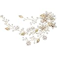 Yellow Chimes Bridal Metal Hair Vine for Women and Girls Bridal Hair Accessories Golden Headband Floral Bridal Wedding Head Band Hair Vine