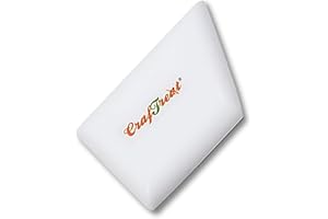 CrafTreat Teflon Bone Folders for Card Making - Ergo Square Bone Folder - Teflon Bone Folder Tool for Scoring Creasing Folding Burnishing Origami and Paper Craft - Card Scorer for Card Making
