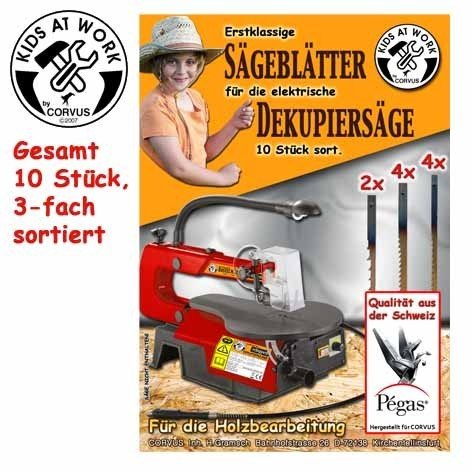 Preisvergleich Produktbild Sägeblätter für die Dekupiersäge
