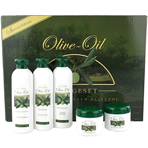 1000ml Oliven Öl Creme Set Pflegeset Oil Körperpflege