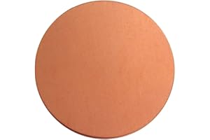 BAIWANLIN T2 Pure Copper disc Round Plate Sheet Circle Gasket Metal Cut Material Thickness 1mm,Diameter:150mm 1pcs