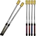 Price comparison product image Jac Products 2 Deluxe Fire Eating Breathing Sticks With Glitter Decorated Handles (Silver Glitter)