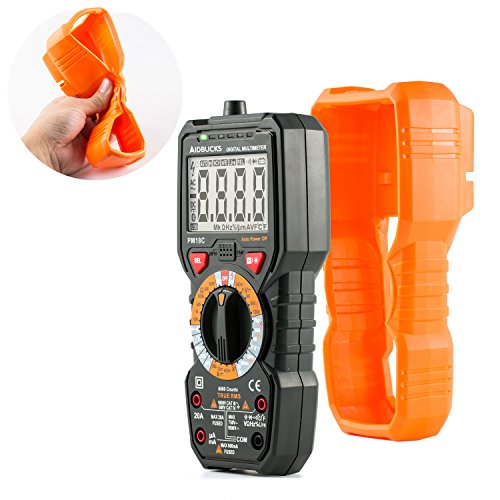 Multimeter Janisa PM18C Digital multimeter cat iii Messgeraete Voltmeter Amperemeter Ohmmeter Messgerät für Spannug Strom Widerstand Digitales AC DC Kapazität Frequenz sowie Kapazitanz berührungslose Spannungs- und Temperaturmessung mit groß LCD anwendbar - 8
