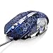 Produktbild UrChoiceLtd® Ajazz Dunkel Ritter Maus 2400DPI Wired Mäuse Usb Regenbogen LED 6 Tasten Optische PC Laptop Ergonomische Gaming Maus Neu Mouse (Schwarz)