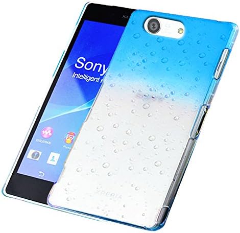 VenCase Hard Case Cover RainDrop for Sony Xperia Phones + Screen Protector (Xperia Z5 Premium, Blue)