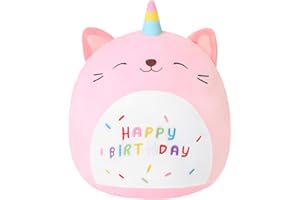 Xfrog Cat Plush Pillow 10" Cute Birthday Plushies Kawaii Unicorn Plush Toys Gifts for Kids 25CM