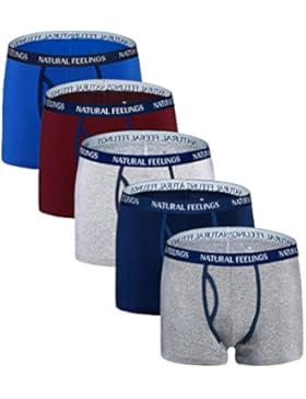 Boxershorts Herren Unterwäsche Unterhosen Sport Baumwolle Männer Unterwäsche.5er Pack, S M L XL XXL