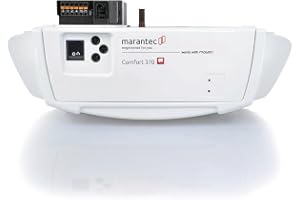 Marantec Comfort 370 garageportsdrift, set inkl. 2 handhållna sändare, elektrisk grind för garageportar, sektionella dörrar o