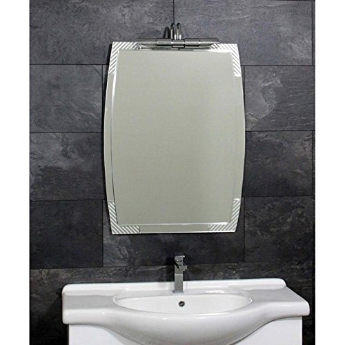 B- Ware Beleuchteter Badspiegel Spiegel Wandspiegel 500 x 700 mm / 50x70cm - 667469