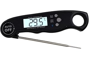 Amasawa Termometro Cucina,Termometro Cucina Digitale,Ultraveloce Lettura Lstantanea,per Cucina, Barbecue, Barbecue, Caramelle, Zucchero, Latte