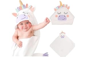 TENDS Asciugamano Bebe - Mantello da bagno in cotone morbido e assorbente - Asciugamano da bagno come regali originali - Accessori da bagno e cose per i neonati