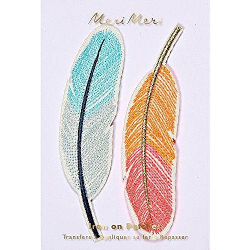 Preisvergleich Produktbild Meri Meri Aufnäher Federn
