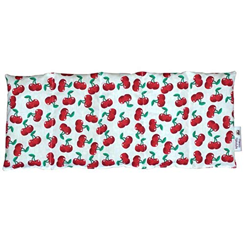 Cojin hueso de cereza 50x20cm CEREZAE BLANCO ; La terapie de calor + frio
