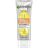 Garnier Vitamin C + Serum Face Wash | Visibly Brighter Skin in Just 1 Wash | Gentle cleanser for Skin Brightening & Tan Remov