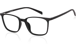 LENSKART BLU | Zero Power Blue Cut Computer Glasses | Gaming Glasses | Anti Glare, Lightweight & Blocks Harmful Rays | UV Protection Specs | Men & Women | Medium | LB E13526