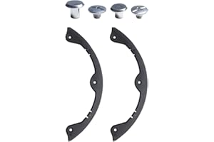 perfk Bande de Protection de Snowboard en Silicone, 2 pièces, Couverture de Bord, Garde de Pont de Planche à roulettes Standard