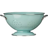 Premier Housewares Retro Colander- Pastel Blue