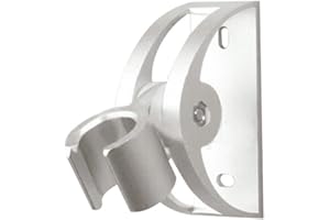 GKONGU Soporte de Ducha Rotativo Shinny Aluminio DIY Baño Titular de Ducha Sólido