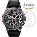 Price comparison product image Samsung Gear S3 Screen Protector [3 Pack], UCMDA Tempered Glass Screen Protector for Samsung Gear S3 Frontier and Classic Smartwatch [9H Hardness] Anti-Scratch Film