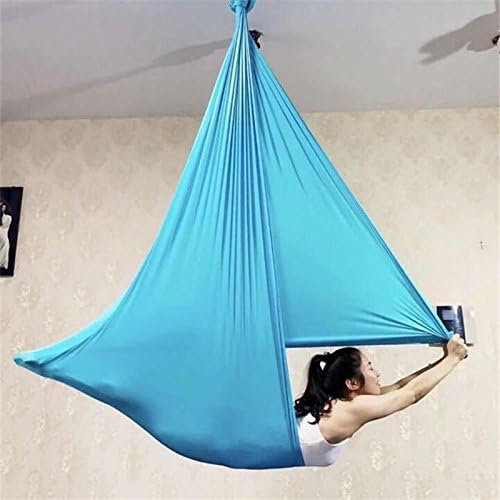 WENBIAOXUE WENBIAOXUEAnti-gravity Aerial Yoga Swing Hammock Stretch Yoga Hammock Sling Strap Stretch Fabric, 500*280cm