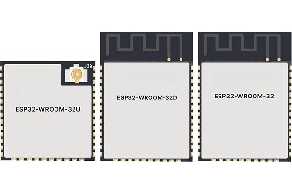 ESP32-WROOM-32D/32U/32-moduler, 2,4 GHz Wi-Fi + BT + BLE integrerad ESP32-D0WD/D0WDQ6 chip 4 MB blixt med PCB-antenn ESP32-serien