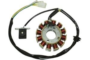 STONEDER 12 Coils Poles Ignition Stator Magneto Rotor For GY6 125cc 150cc Engine Parts Chinese Moped Scooter ATV Quad Go Kart