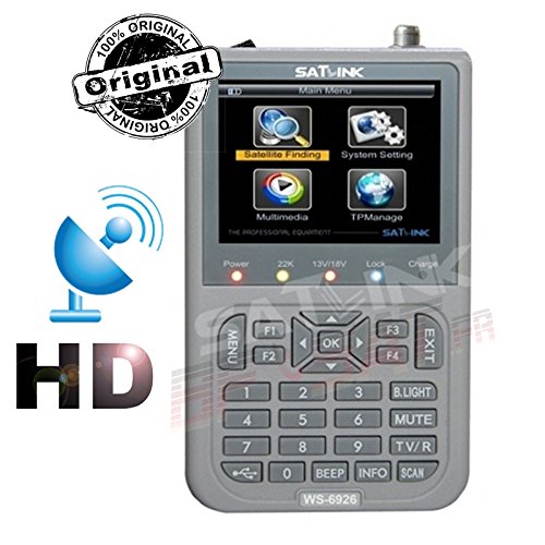 Preisvergleich Produktbild SATLINK WS-6926 HD Satelliten Meter Professionelle Satfinder, Grau