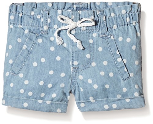 Pumpkin Patch Baby-Girls Zoe Pull On Shorts, Blue (Chambray), 6-9 Months (Manufacturer Size:6-12 Months)