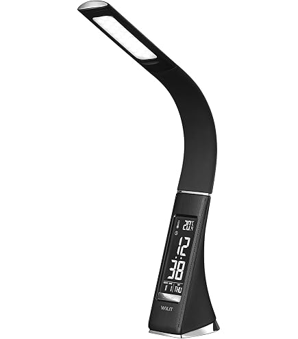 Lampe Bureau LED Pliable Avec écran LCD - 3 Couleurs, Minuterie, Port USB Et Protection Yeux