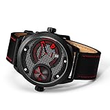 Valentinstag Geschenke für ihn Menton Ezil Herren, analog, Sport-Armbanduhr, großes Zifferblatt, wasserdicht, automatische Datumsanzeige, Quarz-Armbanduhr