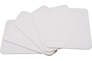 SKIR'CO (30 pcs) Plastic Flat Shims 1.5 mm, Frame Spacers 53 x 66 mm, Solid Leveling Spacers, Door and Window Frame Packers