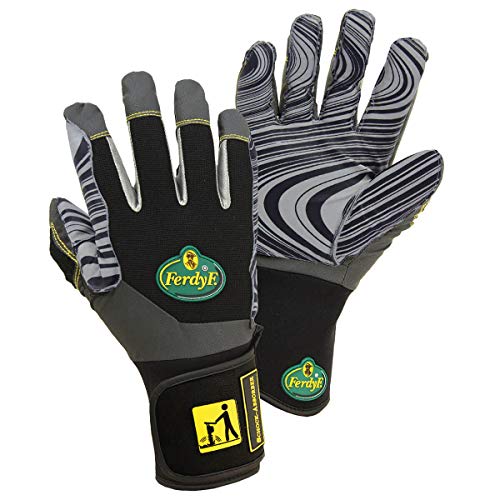 Preisvergleich Produktbild Arbeitshandschuh FerdyF Schock-Absorber Mechanics-Handschuh - lange Stulpe Gr. XXL