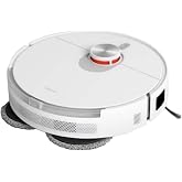 Xiaomi Robot Vacuum S20+ (White) - 6000 Pa Powerful Suction, Laser Navigation, Carpet Detection and 170 Minutes Working Time