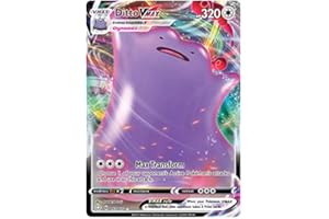 TITAN CARDS Ditto VMAX 051/072 Rare VMAX - Tarjeta de Pokemon (destinos brillantes) + TitanCards® Toploader