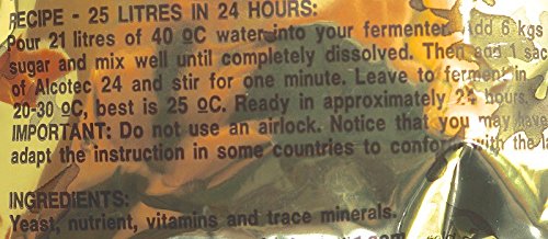 ‚Alcotec‘ Turbohefe 24H – 14% Alkohol in 24 Stunden - 3