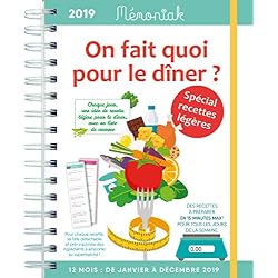 On fait quoi pour le dîner Spécial recettes légères Mémoniak 2019