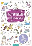 Glitzerspaß Einhorn-Sticker by 