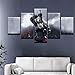 Produktbild xkkzka Ohne Rahmenun Neue 5 Teile/Satz Gedruckt Witcher 3 Wilde Jagd Leinwand Malerei Raumdekoration Druckplakat Bild Gedruckt Malerei-B