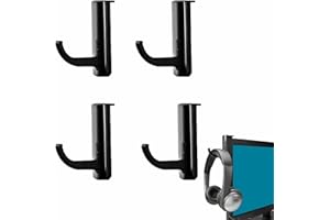 TUKNN Headphone Hook, Headphone Headset Holder Monitor, Headphone Monitor Stand Holder, Hook Headphones Self-Adhesive, Headset Holder, Universal, Computer Monitor Hook, 4 Pcs (Black)