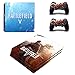 Produktbild THTB Playstation 4 Pro + 2 Controller Aufkleber Schutzfolien Set - Battlefield 5 (2) /PS4 P