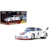 Jada Toys Transformers Legendary G1 Series Jazz، 1976 بورش 935 توربو، مقياس 1:32 معدن مصبوب ممتاز، ذراع إصدار محدود