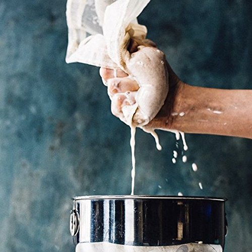 Ellie’s Best Nussmilch-Beutel In Profi-Qualität-Handelsüblich – Wiederverwendbarer Mandelmilch-Beutel Und Allzweckfilter – Feinmaschiges Nylon-Käsetuch Und Kaffeefilter Zur Kaltzubereitung - 2