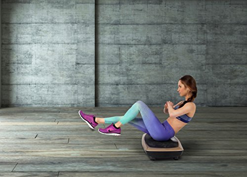 Vibrationsplatte Basic – Schwarz-Gold / Schwarz-Rot Mobile Vibrationsplatte Functional Fitness - 7