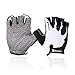 Produktbild Anqier 2018 Neue Handschuhe/Fahrrad-Handschuhe Mountain Bike, Road Racing Fahrrad-Gel-Silikon rutschfest für iPhone mit Fitness Handschuhe für Damen und Herren, schwarz/weiß, M