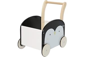 labebe Passeggino per bambini in legno, con spazio per 1 – 3 anni, senza passeggiate, passeggino, toddler Push & Pull Toys/giocattoli/passeggino/Activity Babywalker
