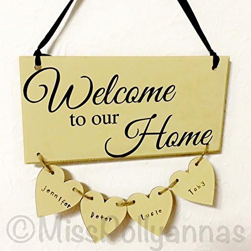 Welcome to our home sign