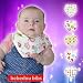 Bebedou 5 PACK GIRLS Super Absorbent Pure Cotton Stylish Bandana / Dribble Bib for Babies and Toddler, fun colourful design, baby shower gift, burpy towel •Lovely designs • very good quality •nice and funky • (5 Pack Gift Set) •unique baby gift • protects against drool rash • and reflux cute and stylish •. high quality absorbent drool bibs •Made with a 100% soft cotton